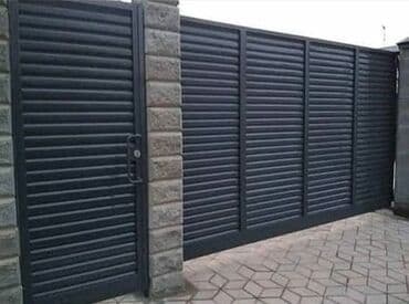 на железных номерах: Сварка | Ворота — 2