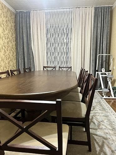 Стол и стул для зала, Б/у, Самовывоз, цвет - Коричневый — 5