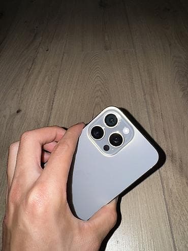 13 pro maks: IPhone 15 Pro Max, Б/у, 256 ГБ, Natural Titanium, Защитное стекло, Чехол, 87 % — 4