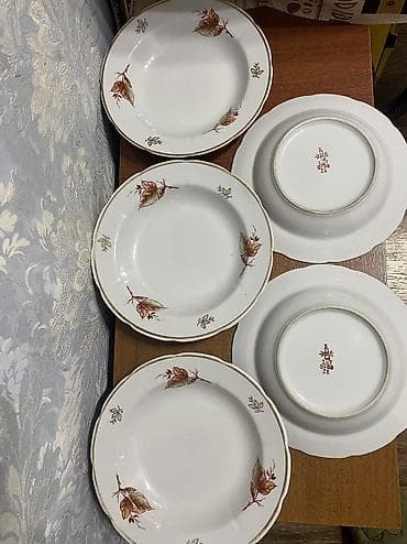 Тарелки советские глубокие диаметр 19 см 5 штук