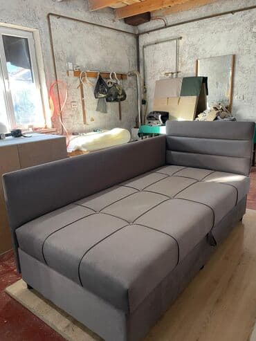 современный письменный стол для школьника: Бир кишилик керебет, Жаңы, Сактоо кутусу менен, узуну - 200 см — 5