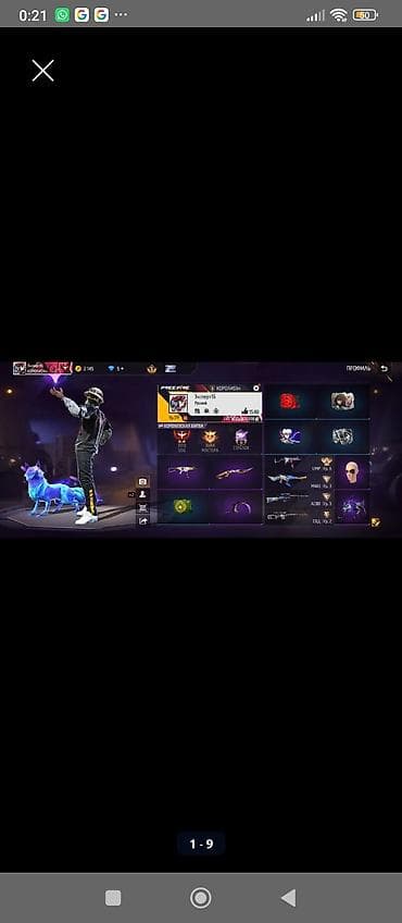 Аккаунт Free Fire Характеристики и содержимое: - Уровень профиля