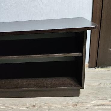 table study: Тумба и подставка для телевизора, Б/у, Напольная, ЛДСП, Самовывоз, цвет - Коричневый — 5