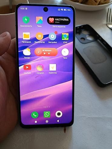 ноут: Redmi, Redmi Note 13, Б/у, 128 ГБ, цвет - Голубой — 3