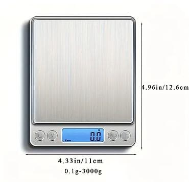 РАСПРОДАЖА Цифровые кухонные весы - Диапазон взвешивания: от 0.1 г — 2
