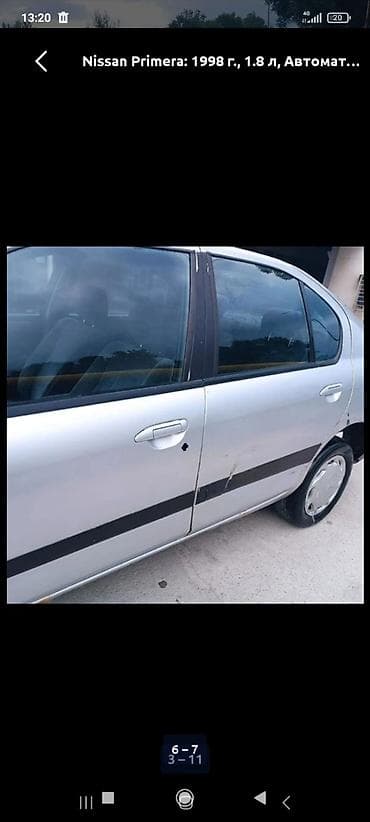 mazda 226: Nissan Primera: 1998 г., 1.8 л, Автомат, Бензин, Седан — 2