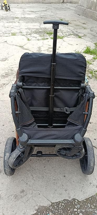 удобные: Коляска, Другой бренд, цвет - Серебристый, Б/у, Самовывоз — 5