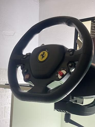 xbox kinect: Игровой руль с педалями Thrustmaster T80 Ferrari 488 GTB Edition — 8