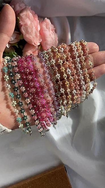 Браслеты: Браслет, Бисер, Женские — 1