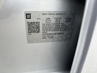 црв 4: Chevrolet Malibu: 2018 г., 1.5 л, Автомат, Бензин, Седан — 9