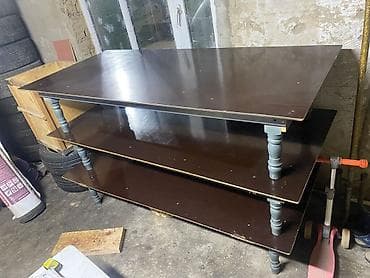 аренда стула: Аренда столов. 1-стол на 8 персон стол из ламинированной фанеры. - — 1