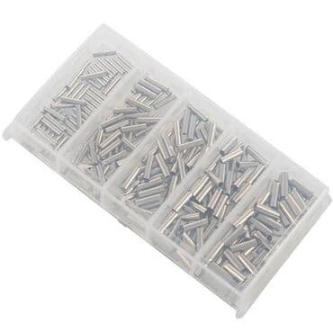 купить прикормочный кораблик для рыбалки: Набор обжимных трубочек (стопоры) для рыбалки — 500 шт в боксе — 3