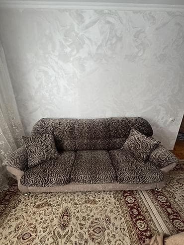 шкура зебры: Комплект мягкой мебели, цвет - Коричневый — 4