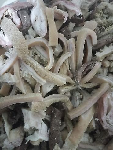 купить свиней на мясо: Готовая смесь говяжьих субпродуктов, нарезанных соломкой. Состав по — 2