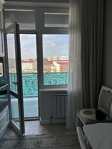 по ахунбаева: 2 бөлмө, 72 м², 4 кабат — 8