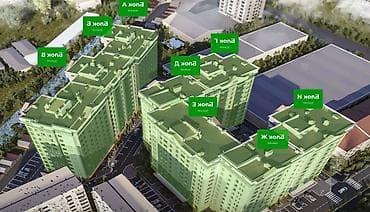 1 комната, 42 м², 11 этаж, ПСО (под самоотделку) at lalafo.kg 1 комната, 42 м², 11 этаж, ПСО (под самоотделку)