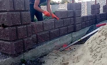 Кладка пескоблока Гарантия, Бесплатная консультация, Монтаж Больше 6 лет опыта at lalafo.kg Кладка пескоблока Гарантия, Бесплатная консультация, Монтаж Больше 6 лет опыта