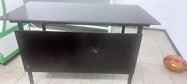 закройный стол аренда: Офисный стол, Нерегулируемый, цвет - Черный, Прямоугольный — 2