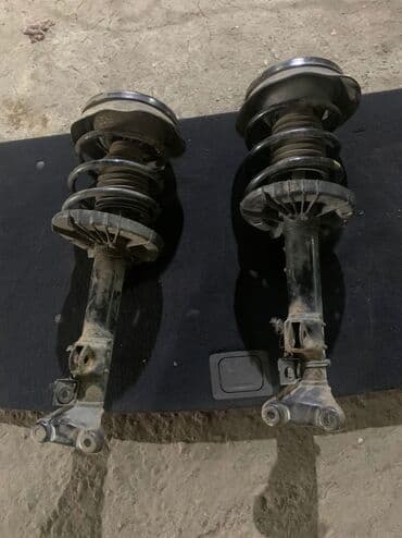 c 220: Задний амортизатор, Комплект пружин амортизатора, Комплект амортизаторов Mercedes-Benz Б/у, Оригинал, Германия — 1