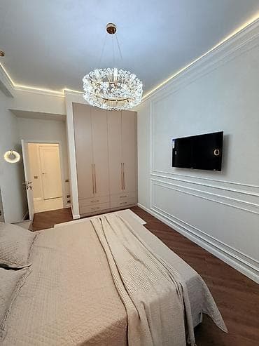 бишкек квартира собственник: 2 комнаты, 76 м², Элитка, 8 этаж, Дизайнерский ремонт — 4