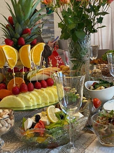 услуги повара на дому в бишкеке: Выездные банкеты | Официанты, Повара | Фуршетный стол — 6