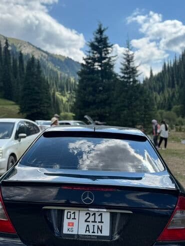 наконечник на глушитель: Задний спойлер Mercedes-Benz 2004 г., Новый, Аналог — 5