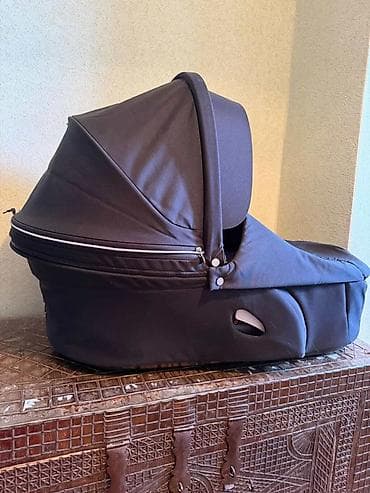 stokke коляска: Коляска, Stokke, цвет - Черный, Б/у, Самовывоз, Платная доставка — 3