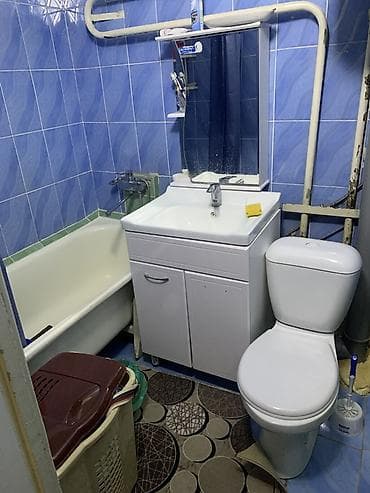 Батирлер: 2 бөлмө, 43 м², Көк-Жар мкр 104-серия, 5 кабат, Косметикалык оңдоо — 6