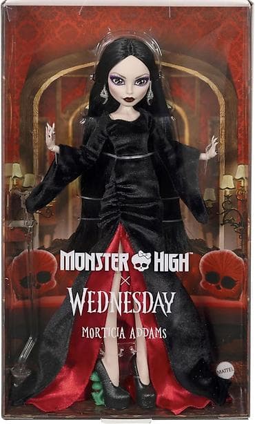 mattel: Кукла Monster High x(Монстер хай) Wednesday — Morticia Addams — 1