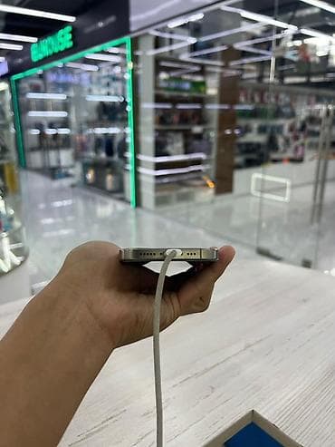 iphone 11 цена бишкек бу: IPhone 16 Pro, Колдонулган, 256 ГБ, White Titanium, Кабель, 91 % — 5