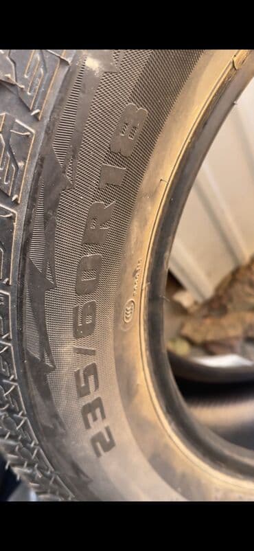 шины в оше: Шины 235 / 60 / R 18, Зима, Б/у, Комплект, Внедорожные (АТ/МТ), Корея, Durun — 2