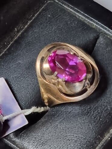 Аксессуары: СЕРЕБРЯНЫЙ ПЕРСТЕНЬ СССР 875 ПРОБА ЗВЕЗДА СЕРП И МОЛОТ И ЗАВОД — 9