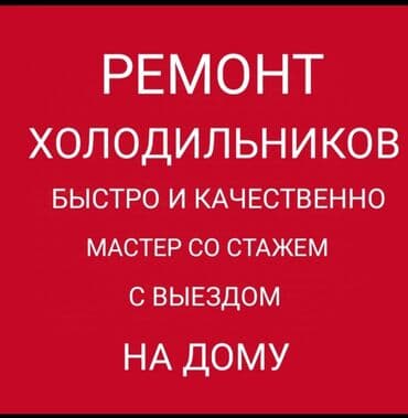 Ремонт холодильников - Быстро и качественно - Мастер со стажем - С