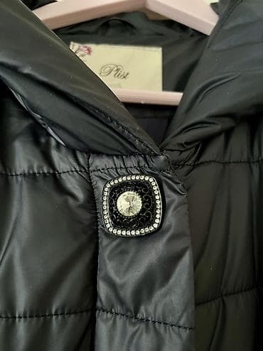 ex nihilo: Пальто, Осень-весна, Полиэстер, По колено, С капюшоном — 5