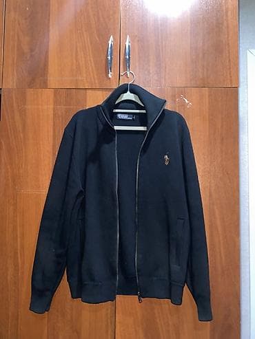 Мужская толстовка, L, Polo Ralph Lauren, Б/у, цвет - Черный, Платная доставка, Самовывоз