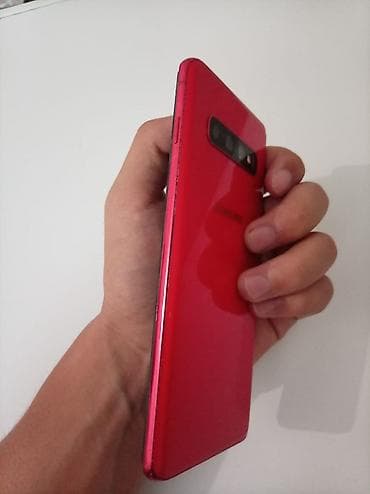 Техника и электроника: Samsung Galaxy S10, цвет Cardinal Red (красный). - Корпус: стекло и — 6