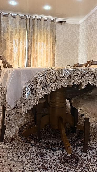 гардеробы: БОЛЬШОЙ ОРЕХОВЫЙ СТОЛ - Стол овальной формы, натуральный массив — 3