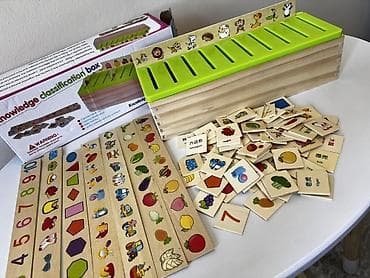 Монтессори - Развивающий сортер-классификатор: для сортировки по