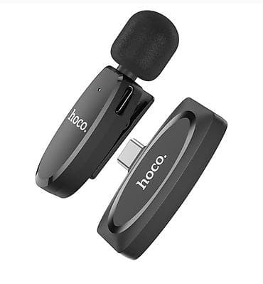 mic mini: L15 Crystal, петличный беспроводной микрофон с ресивером Type-C, 360° — 2