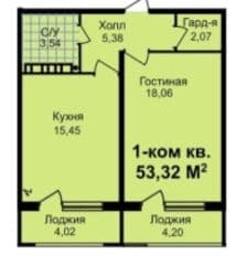 гостиница бишкек рядом: 2 комнаты, 53 м², 108 серия, 2 этаж, Евроремонт — 13