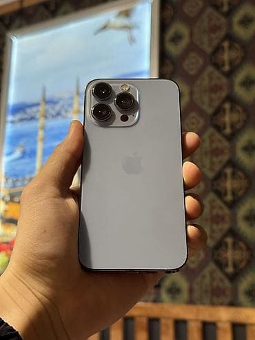 pixel 7: IPhone 13 Pro, Б/у, 128 ГБ, Sierra Blue, Зарядное устройство, 78 % — 1