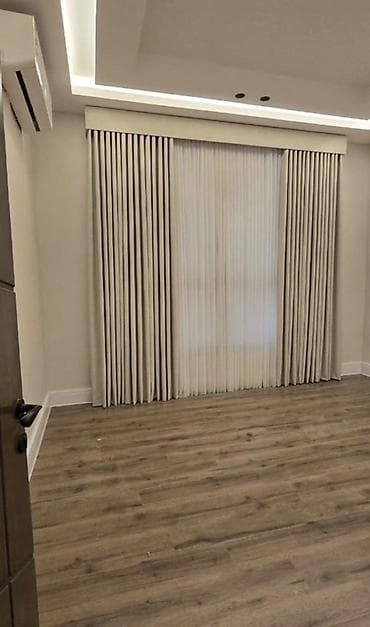 Двухслойные шторы для гостиной/спальни в современном стиле. -