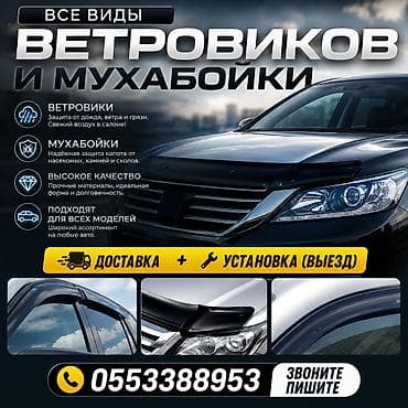Ветровики и мухобойки для автомобилей - Все виды ветровиков: защита