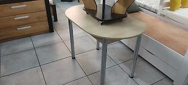 Стол трансформер Для кухни, Раскладной стол, Длина, см: 1.1 см, цвет - Бежевый