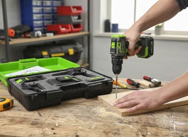 воздушный дрел: Ударная дрель-шуруповерт Shutoko с двумя литий-ионными — 1