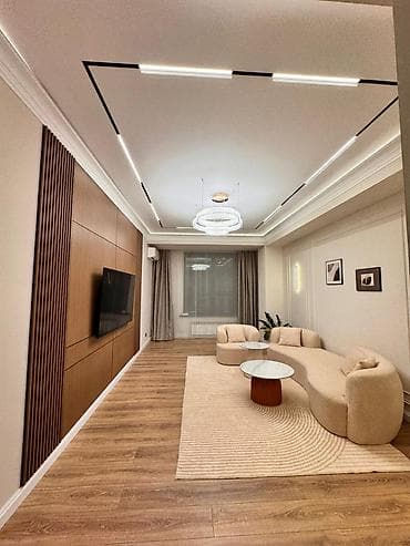 3 бөлмө, 107 м², Элитка, 11 кабат, Дизайнердик ремонт