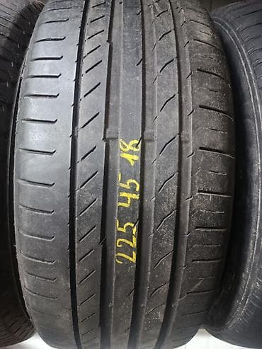 22545 zr18: Шины 225 / 45 / R 18, Лето, Б/у, 1 шт, Легковые, Япония — 1