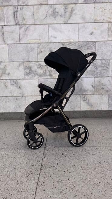 коляска прогулочная новая: Коляска, цвет - Черный, Новый — 5