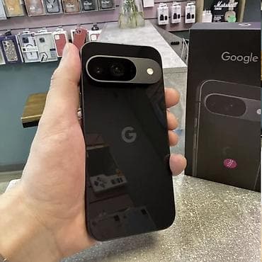 Google Pixel 9, Колдонулган, 128 ГБ, түсү - Кара, 1 SIM, eSIM