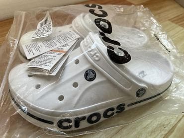 обувь новая: Сабо, 39, 38, 38.5, Crocs, Новый, цвет - Белый, Платная доставка, Самовывоз — 2
